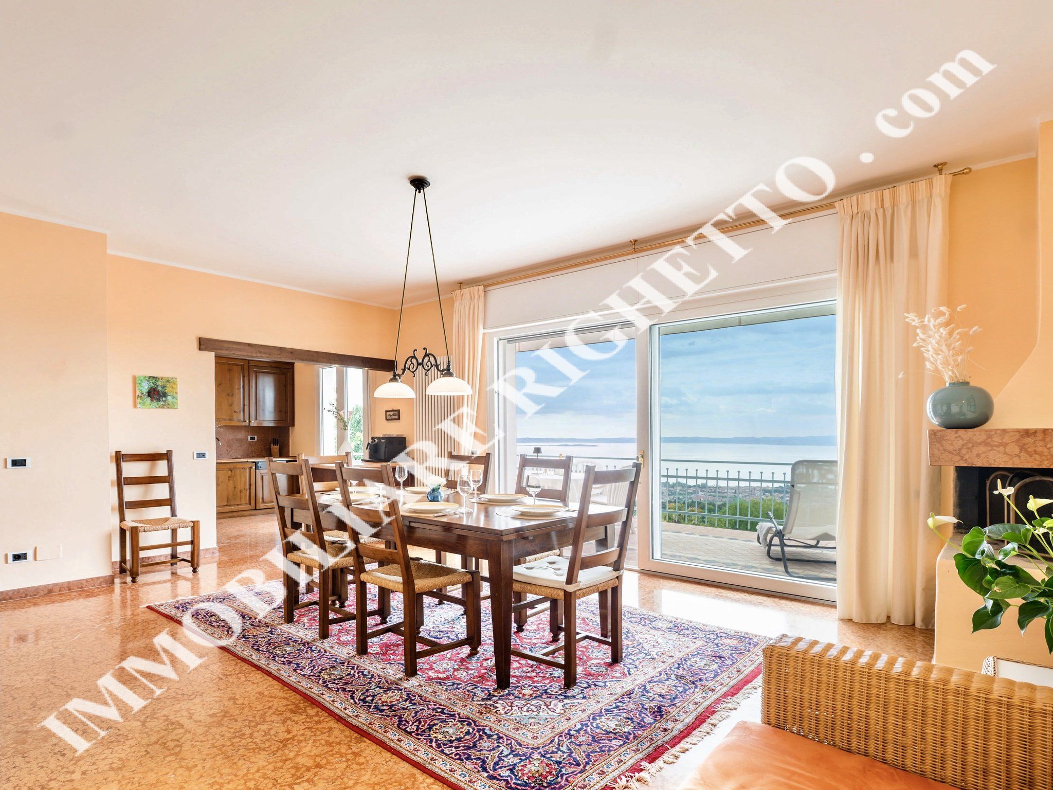 offer property for sale Magnificent detached villa with splendid 180° PANORAMIC VIEWS OF THE LAKE