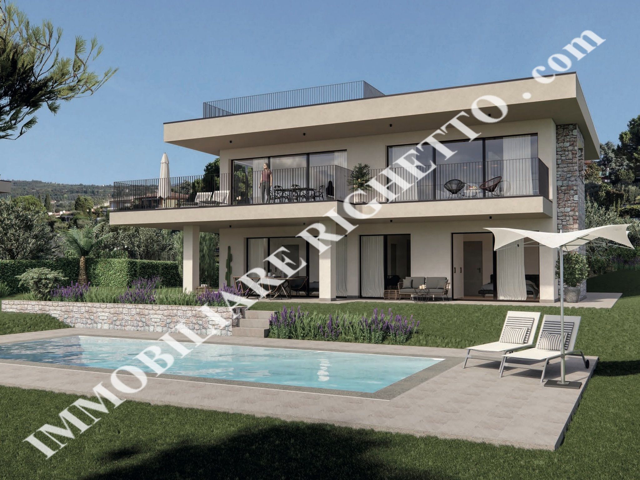 offerta immobile in vendita Splendide e moderne ville con piscine private e VISTA LAGO.